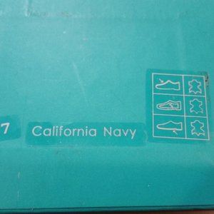 Tieks, California Navy, size 7